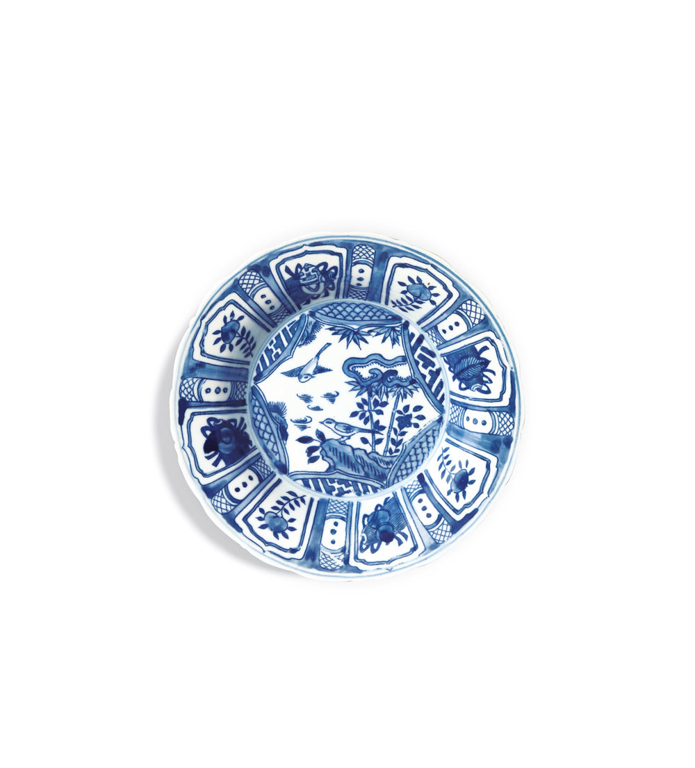 Kraak Side Plate - Blue/White