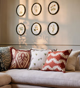 Lahar Cushion Cover - Earthy Red