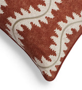 Lahar Cushion Cover - Earthy Red