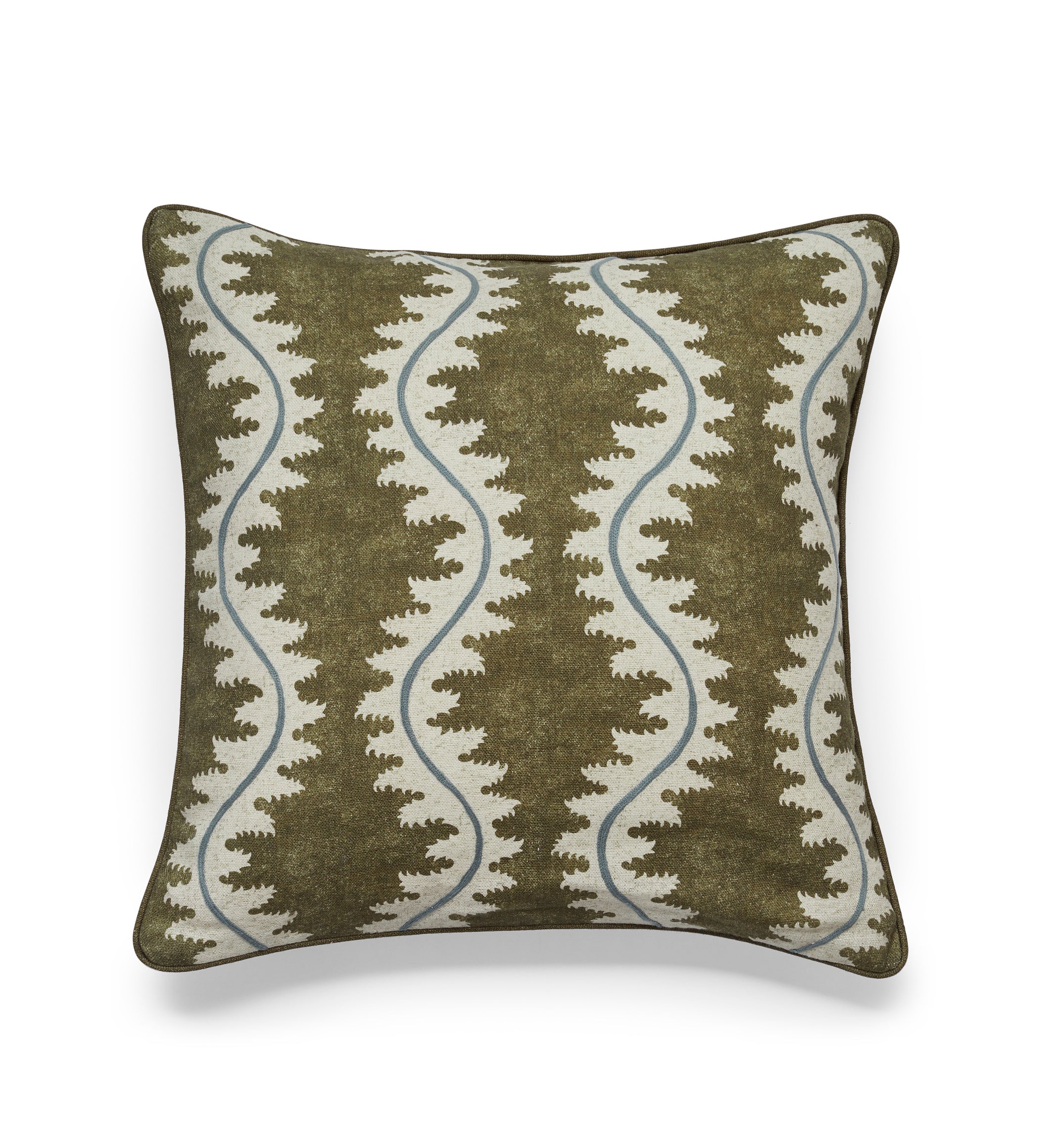 Lahar Cushion Cover - Olive