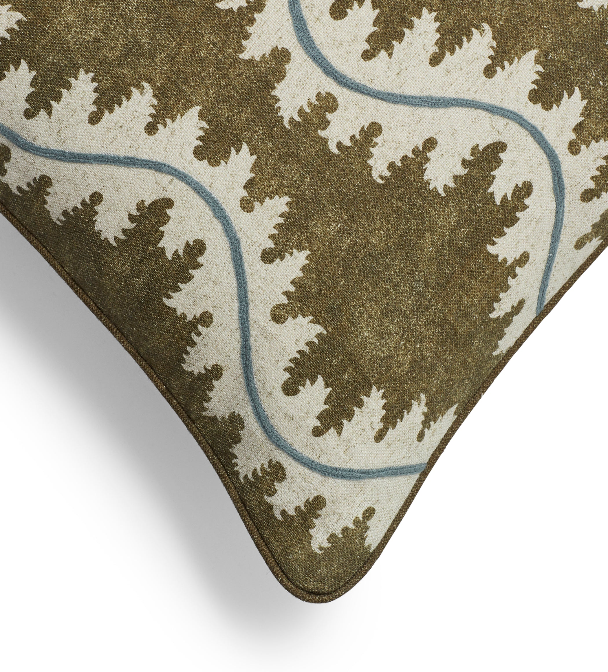 Lahar Cushion Cover - Olive