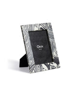 Anise Marbled Frame - Large - Black/White