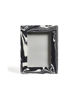 Anise Marbled Frame - Large - Black/White