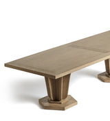 Allegro Rectangular Dining Table - Large - Weathered Oak
