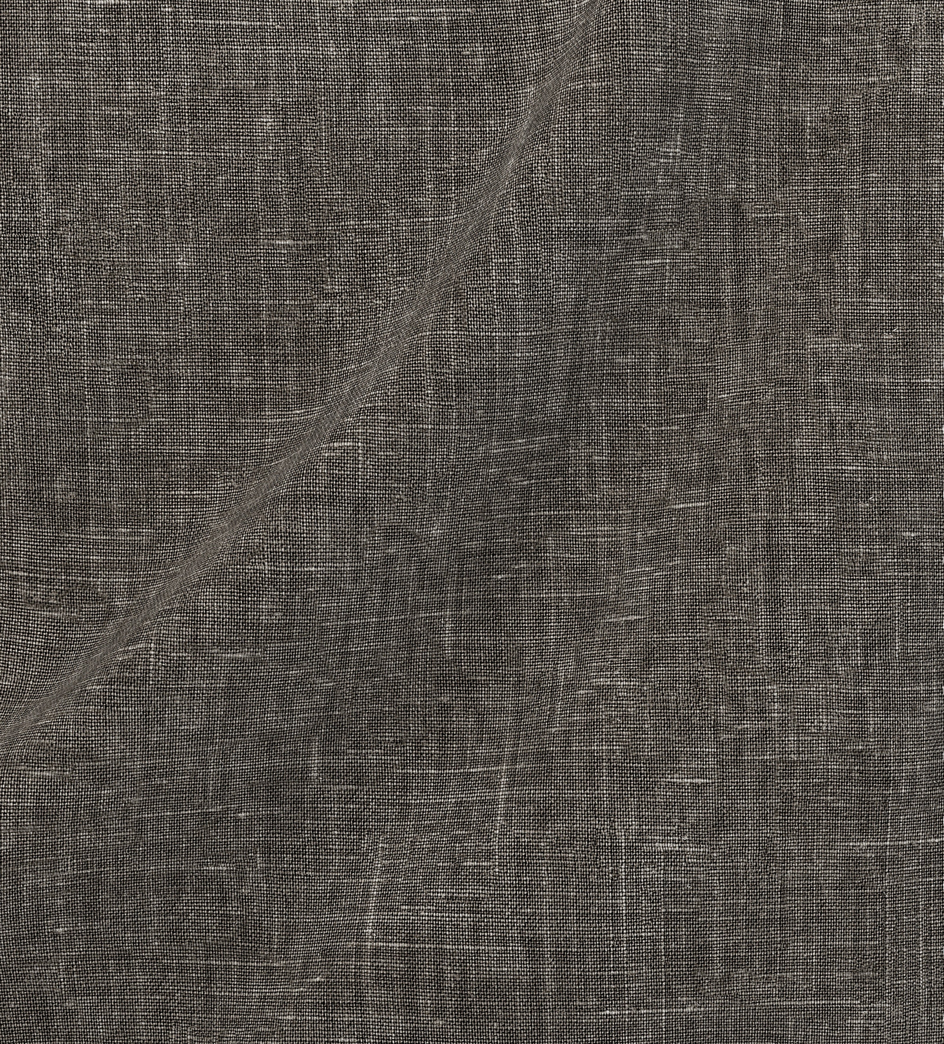Laundered Linen Fabric Swatch - Warm Grey