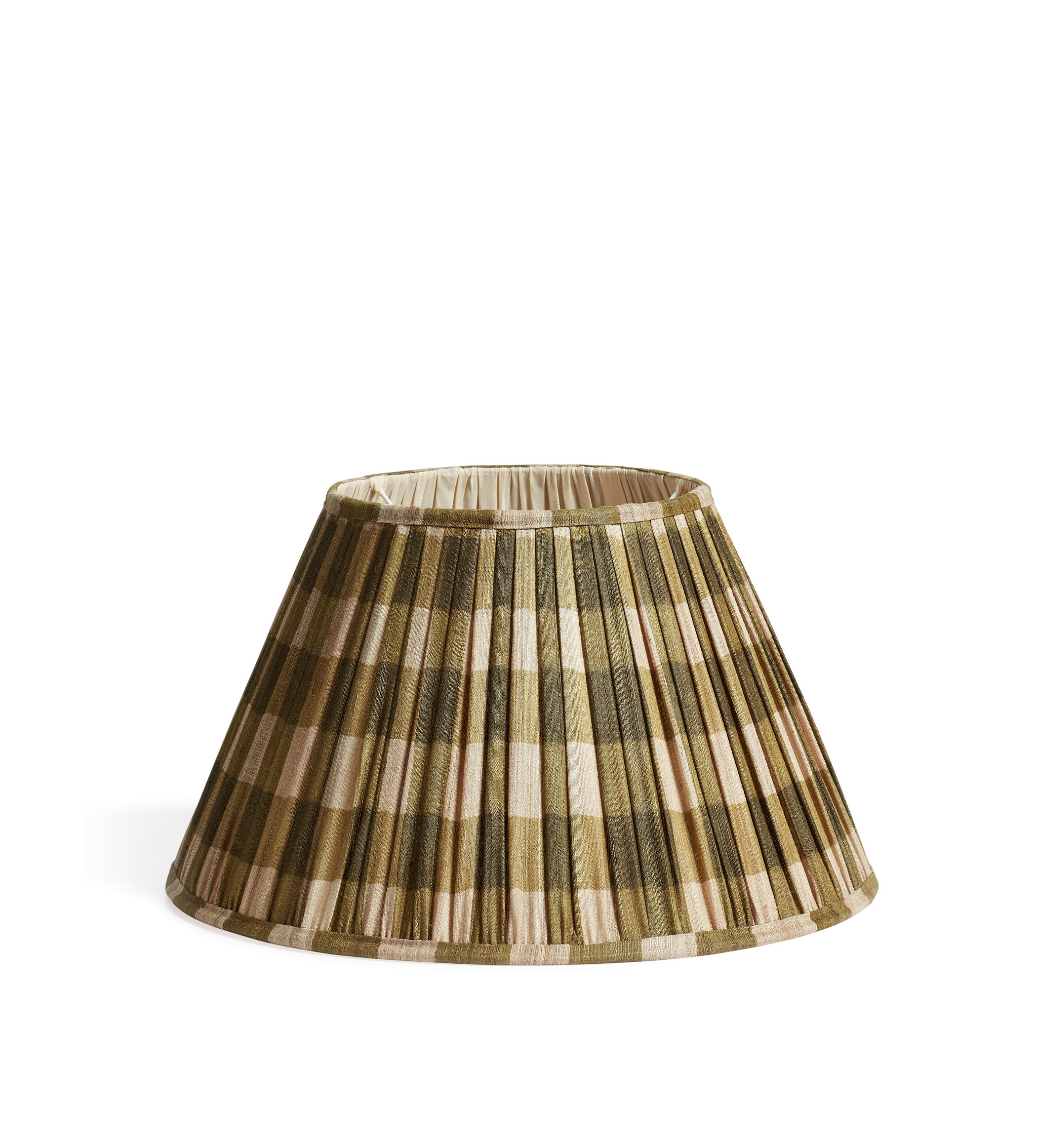 Lavanya Silk Pleated Lampshade 45cm - Spruce