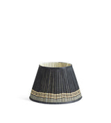 Longshan Silk Pleated Lampshade 35cm - Indigo