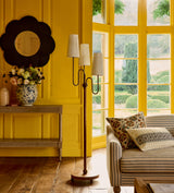 Lucas Floor Lamp - Warm Burl