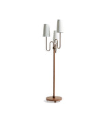 Lucas Floor Lamp - Warm Burl