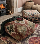 Manisa Floor Cushion - Persian Red