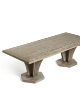 Allegro Rectangular Dining Table - Medium - Burnt Oak