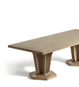 Allegro Rectangular Dining Table - Medium - Weathered Oak