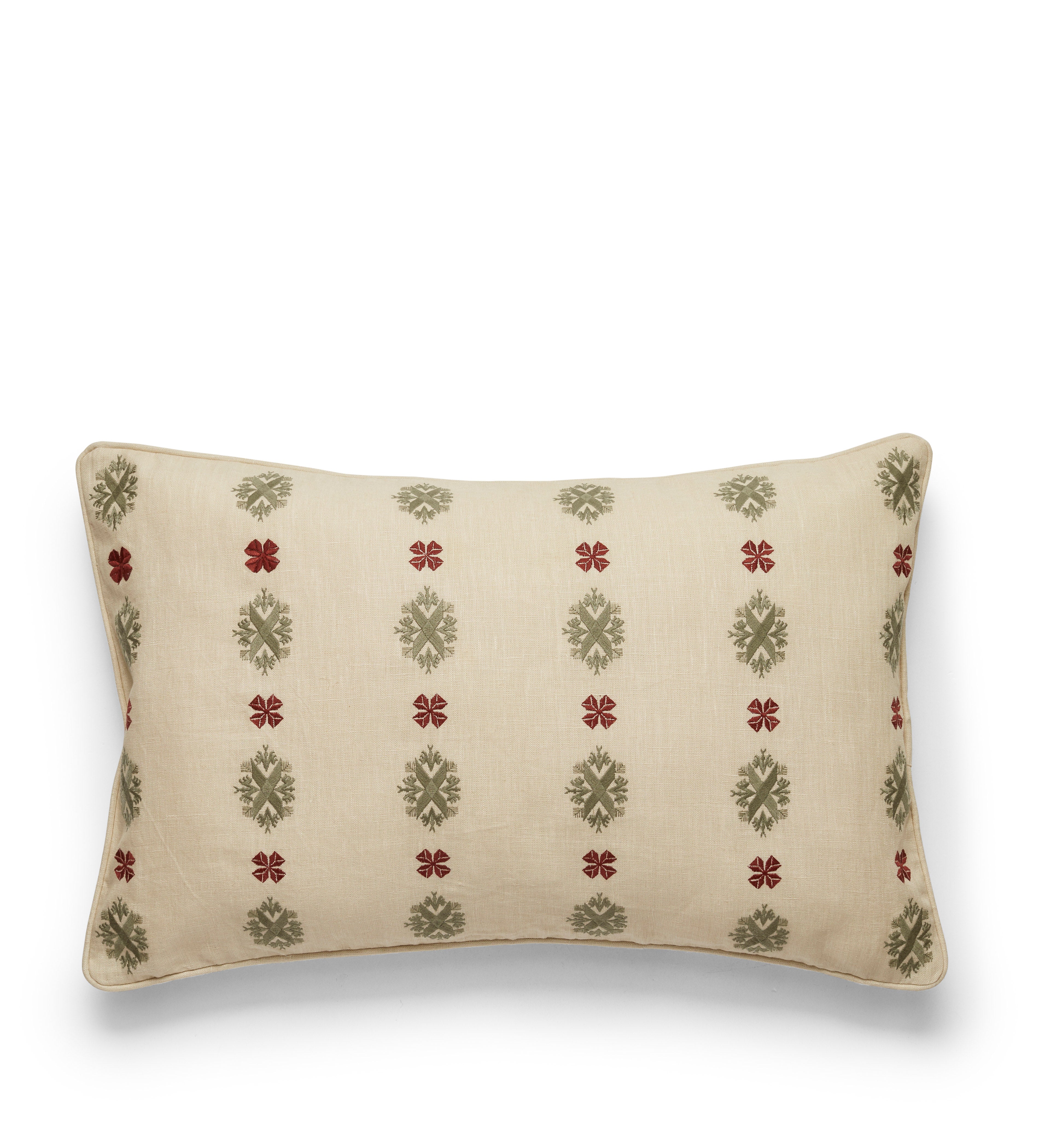 Metsovo Cushion Cover - Sage | OKA