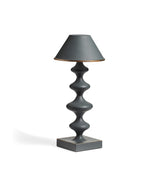 Minerva Wireless Table Lamp and Shade - Antique Grey