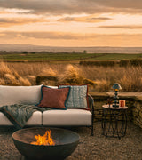 Minerva Wireless Table Lamp and Shade - Antique Grey