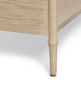 Minshan Console Table - Bleached Oak