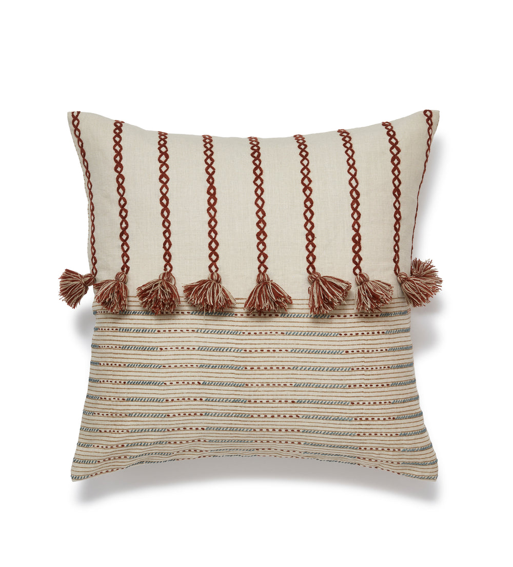 Morse Cushion Cover - Natural/Brown