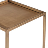 Neli Side Table - Antique Brass