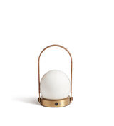 Neoma Wireless Table Lamp - White/Gold