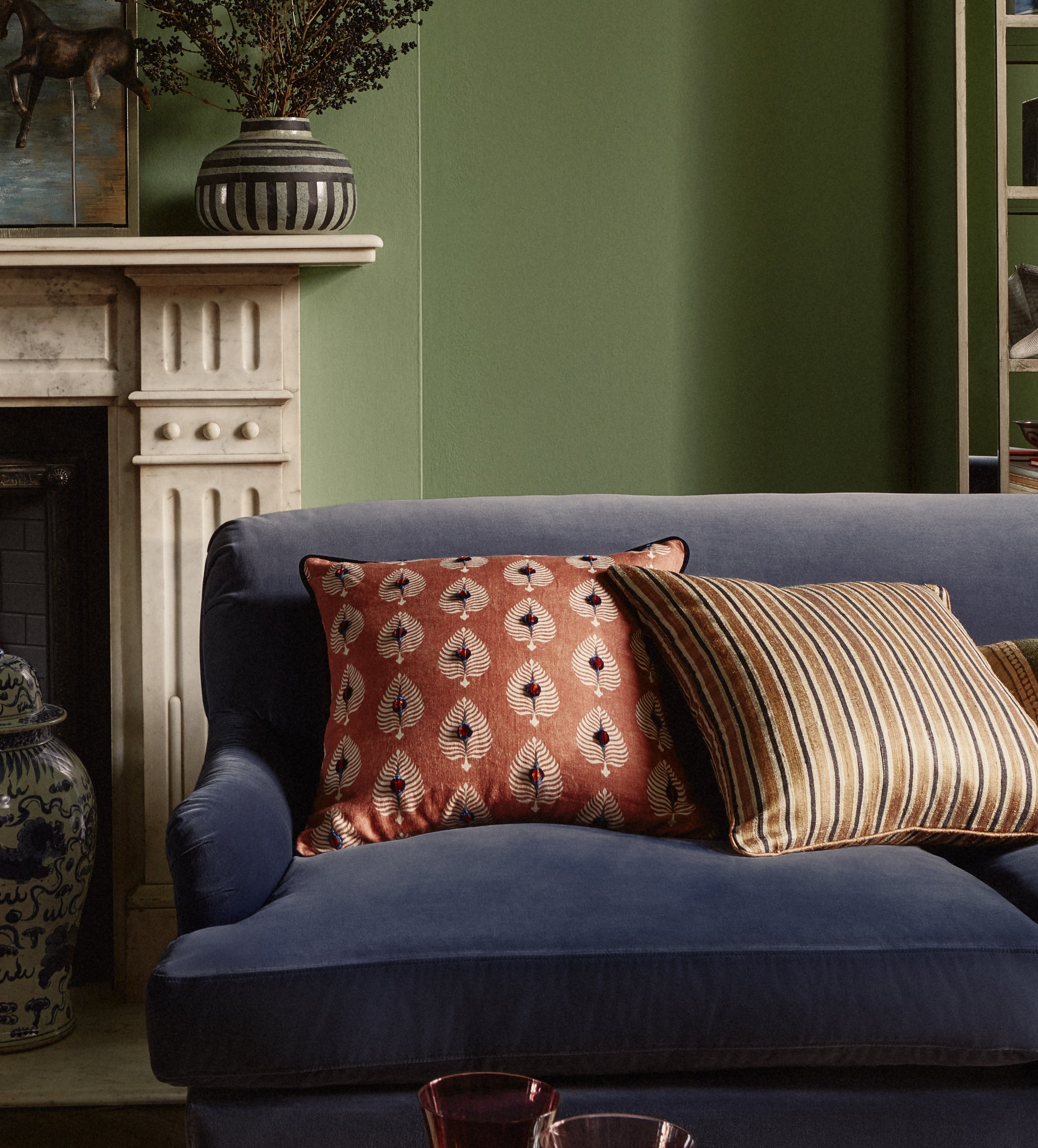 Ocellus Cushion Cover - Burnt Umber