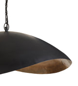 Ostra Pendant Lamp - Black/Brass