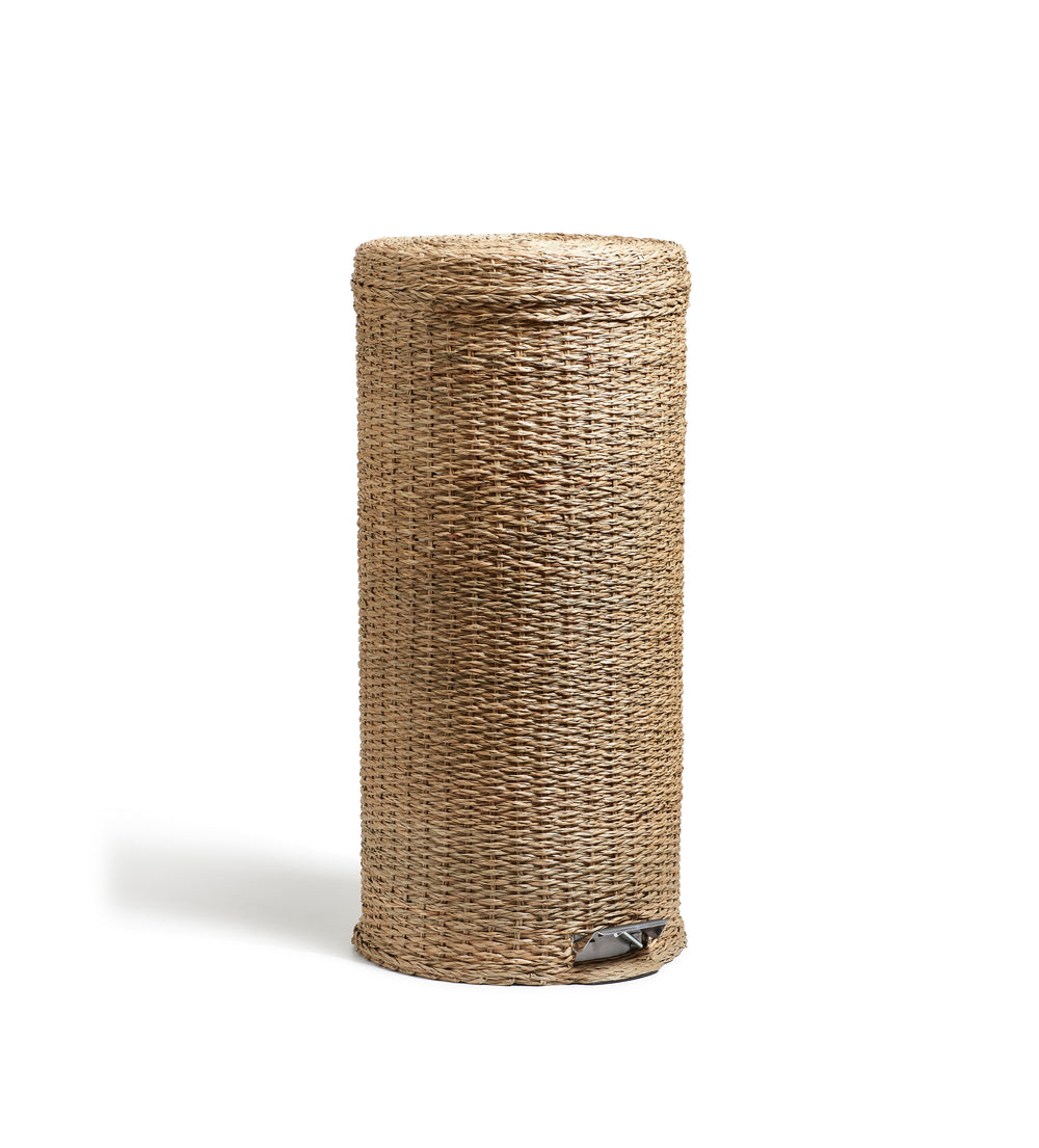 Pandanus Pedal Bin - Large - Natural