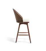 Panela Rattan Bar Stool - Chestnut