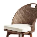 Panela Rattan Bar Stool - Chestnut