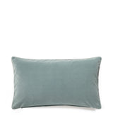 Plain Velvet Rectangular Cushion Cover - Gainsborough Blue