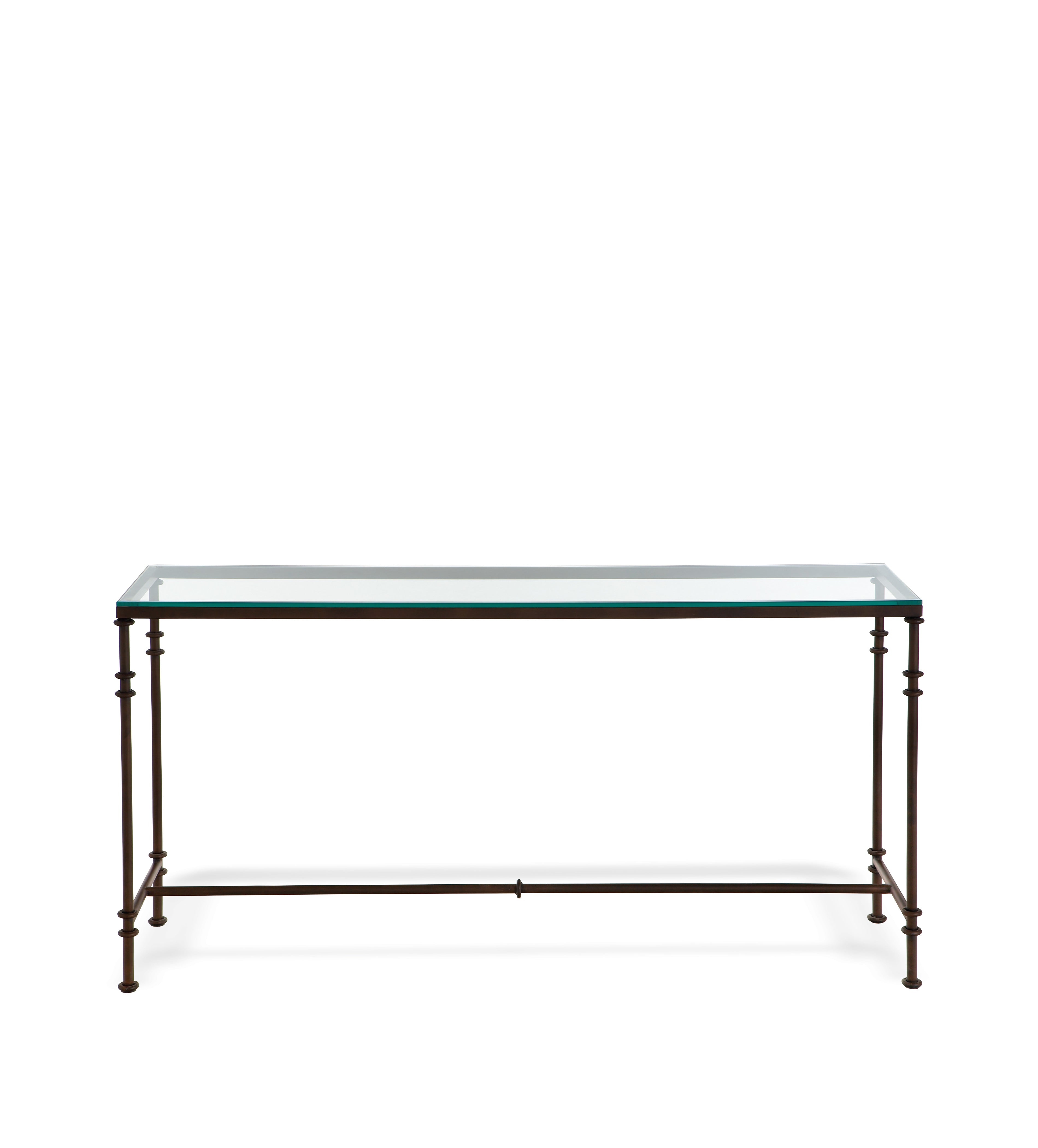 Pompidou Console Table - Large - Black | OKA