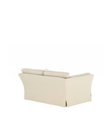 COVER ONLY - Radcliffe Clever Linen Loose Cover for 2-Seater Sofa - Dyed Oyster