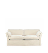 COVER ONLY - Radcliffe Clever Linen Loose Cover for 3-Seater Sofa - Dyed Oyster