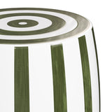 Rander Ceramic Stool - Spruce/White