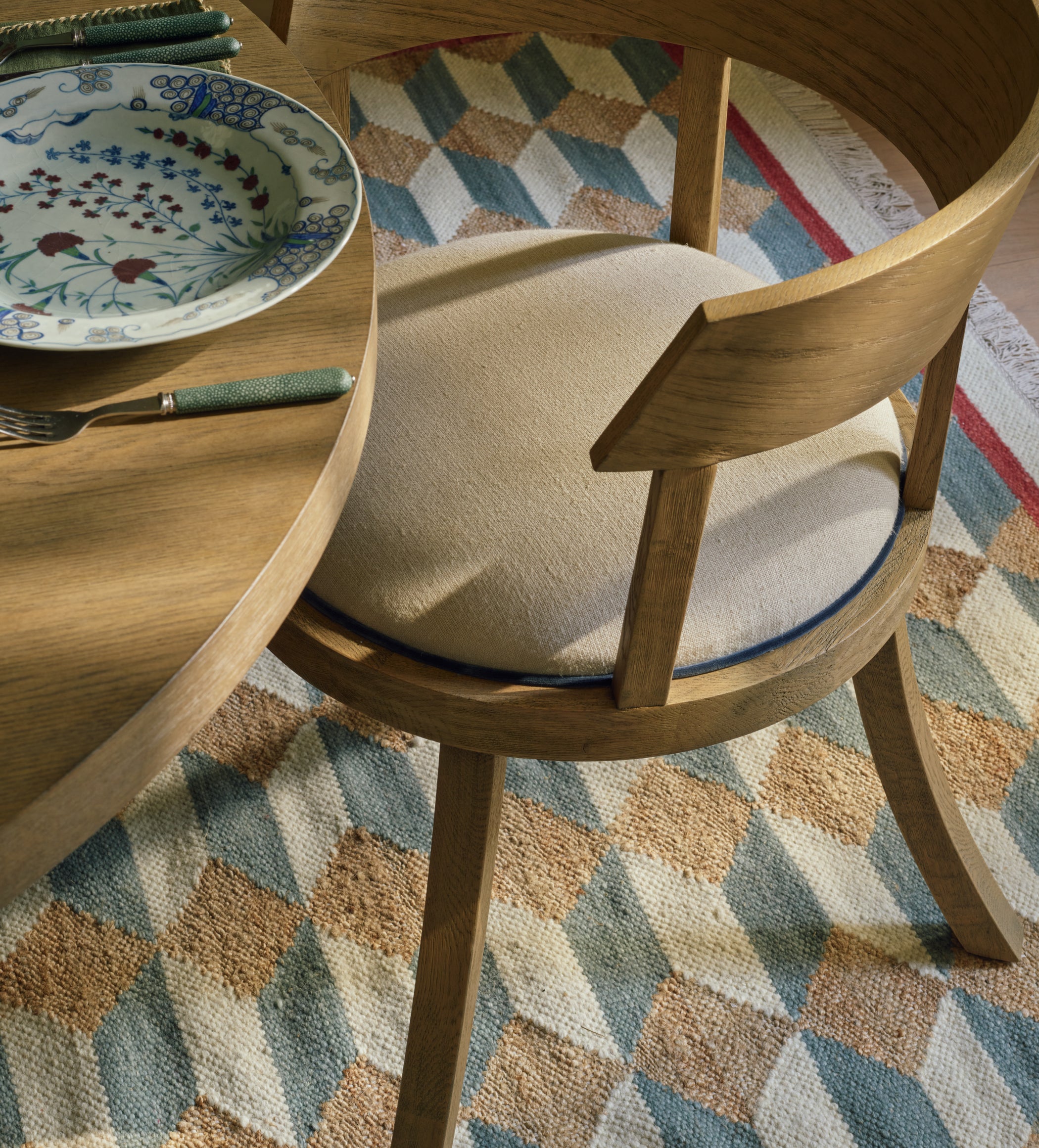 Rhodri Dining Chair - Weathered Oak