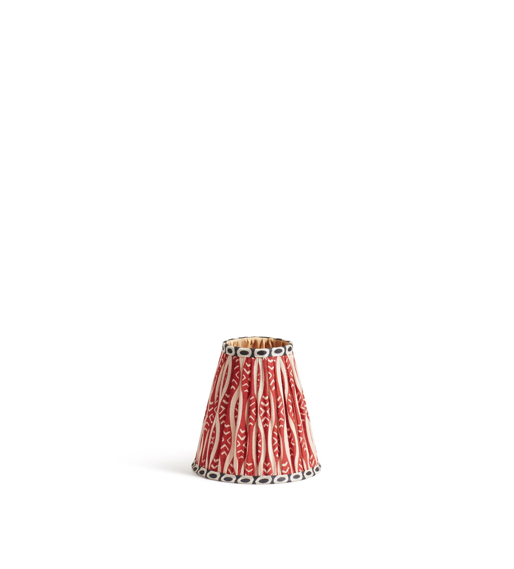 Roa Silk Cone Lampshade 16cm - Vermillion Red