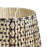 Romneya Silk Pleated Lampshade 35cm - Dark Blue