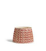 Romneya Silk Pleated Lampshade 35cm - Red Madder