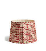 Romneya Silk Pleated Lampshade 45cm - Red Madder
