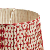 Romneya Silk Pleated Lampshade 45cm - Red Madder