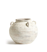 Chasca Round Planter - Brushed White