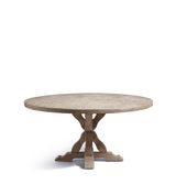 Conisbrough Round Indoor/Outdoor Dining Table - Grey