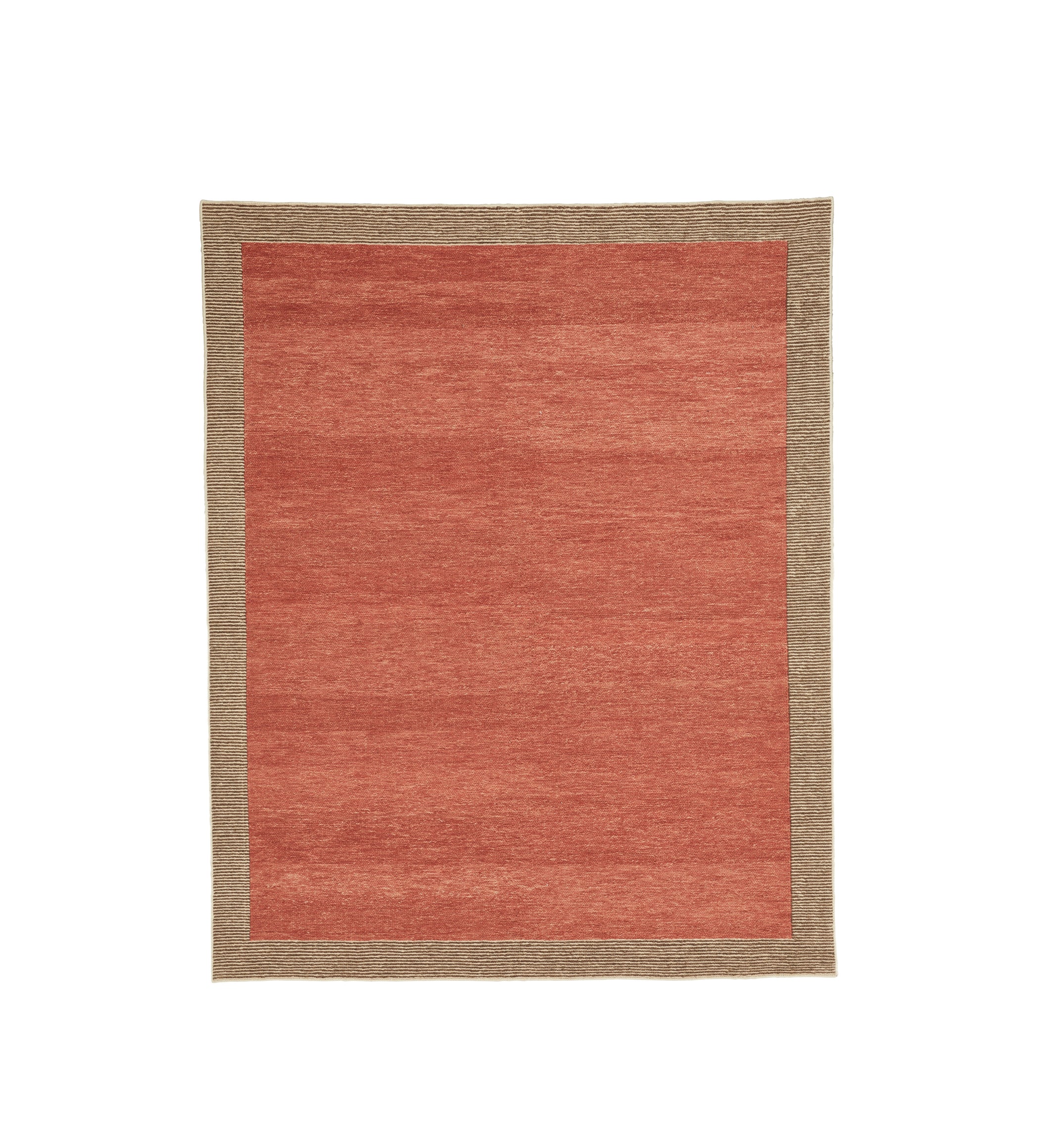 Rubia Rug 244x305cm - Red/Dark Taupe
