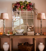 Sash Window Wall Mirror - Distressed Grey