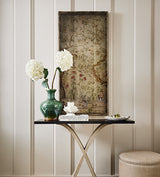 Hokkaido Wall Art Panels - Set of Four - Distressed Green