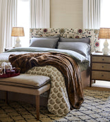 Sheki Headboard - Super King - Olive