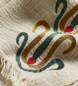 Sibylla Embroidered Throw - Multi