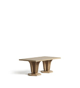 Allegro Rectangular Dining Table - Small - Weathered Oak