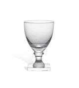 Square Based Crystal Glasses - Set of Four - Clear