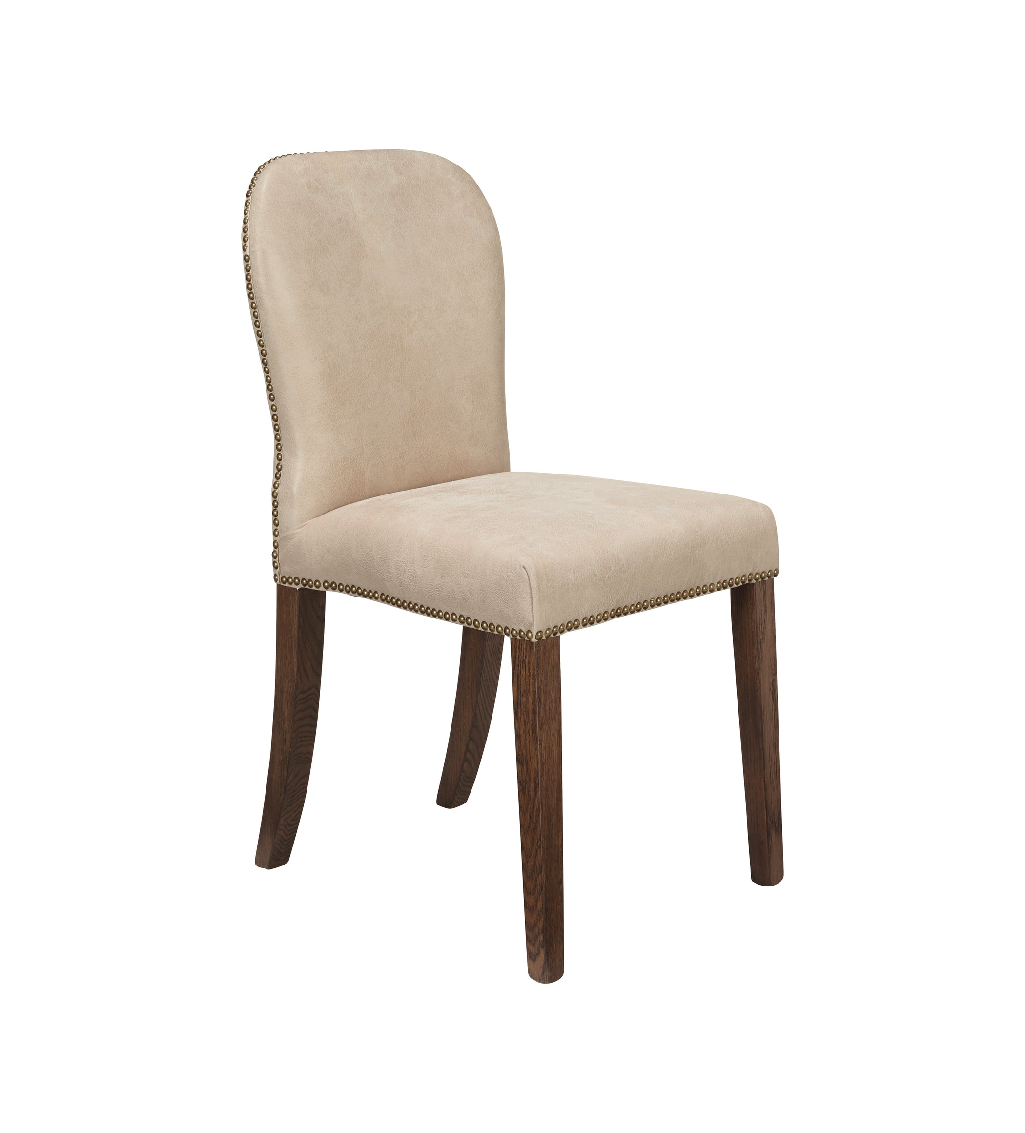 Stafford Leather Dining Chair - China Clay