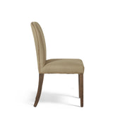 Stafford Linen Dining Chair - Wild Oats Wide Herringbone
